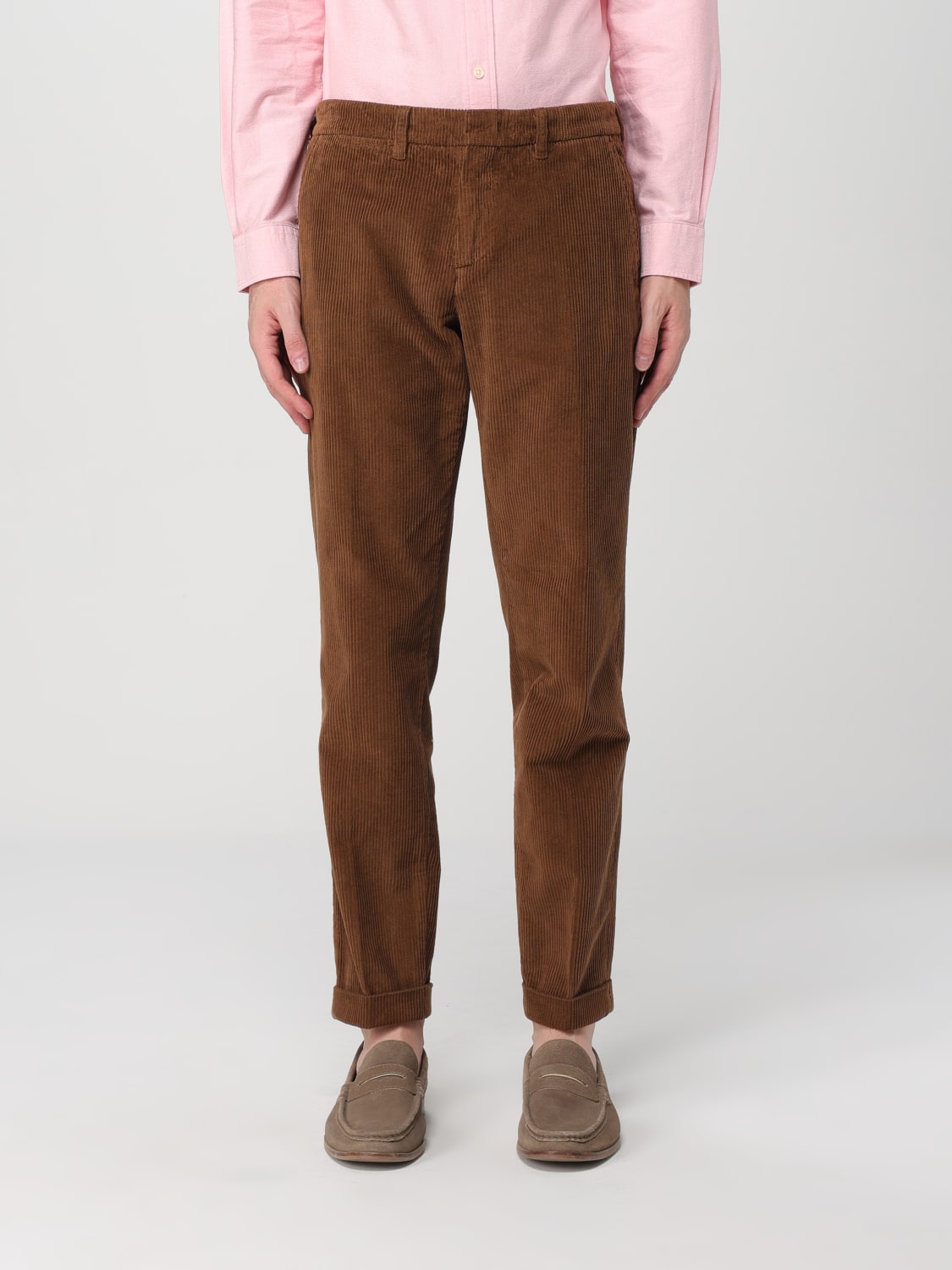 FAY PANTS: Pants men Fay, Earth - Img 1