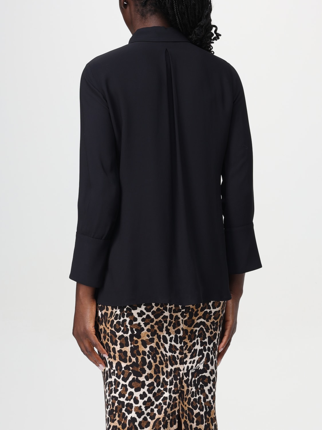 ELISABETTA FRANCHI SHIRT: Shirt woman Elisabetta Franchi, Black - Img 2