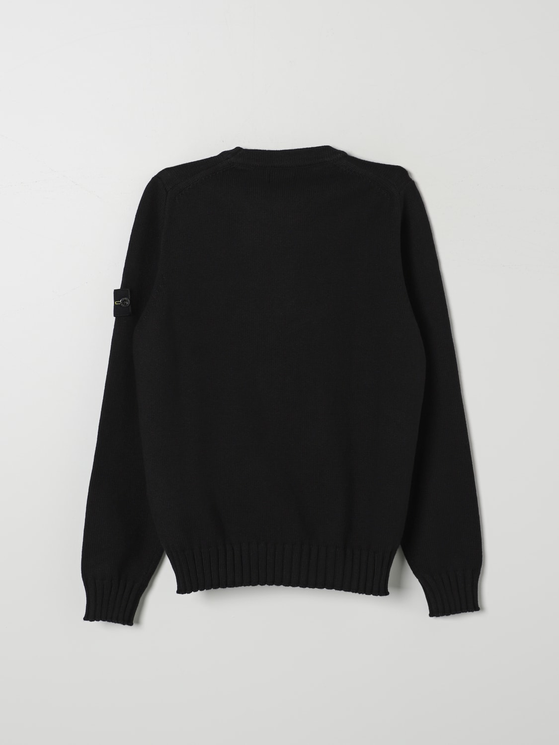 STONE ISLAND JUNIOR SWEATER: Sweater kids Stone Island Junior, Black - Img 2