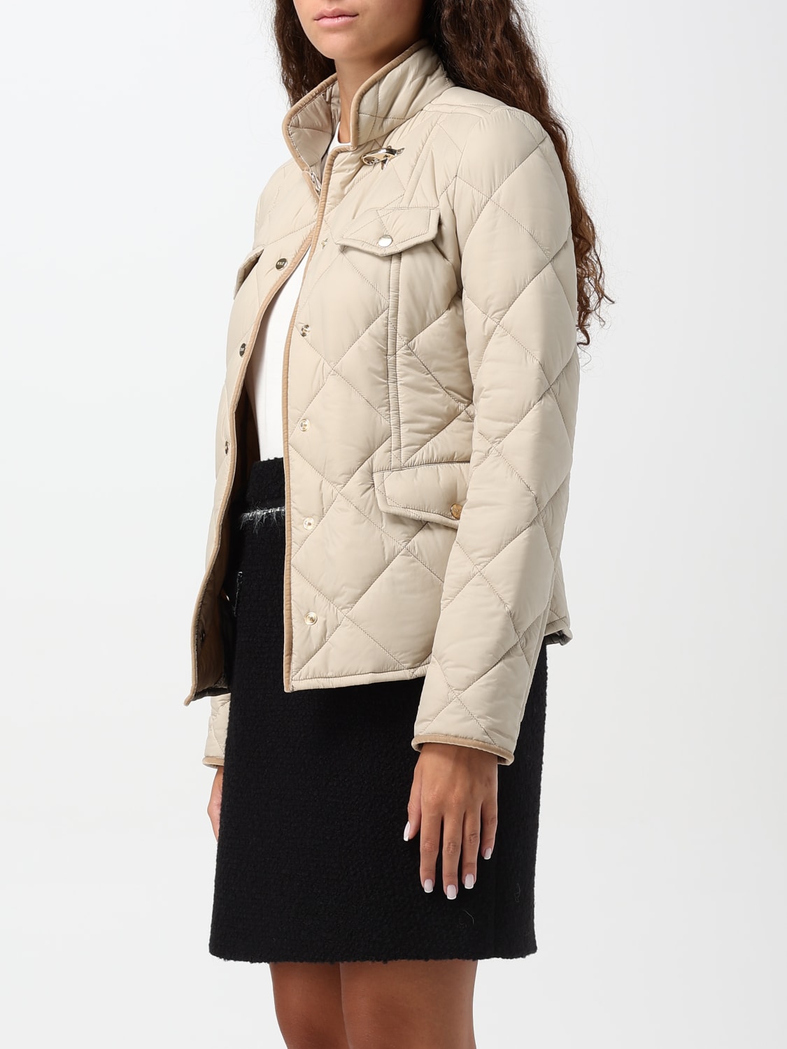 FAY JACKET: Coat woman Fay, Beige - Img 3