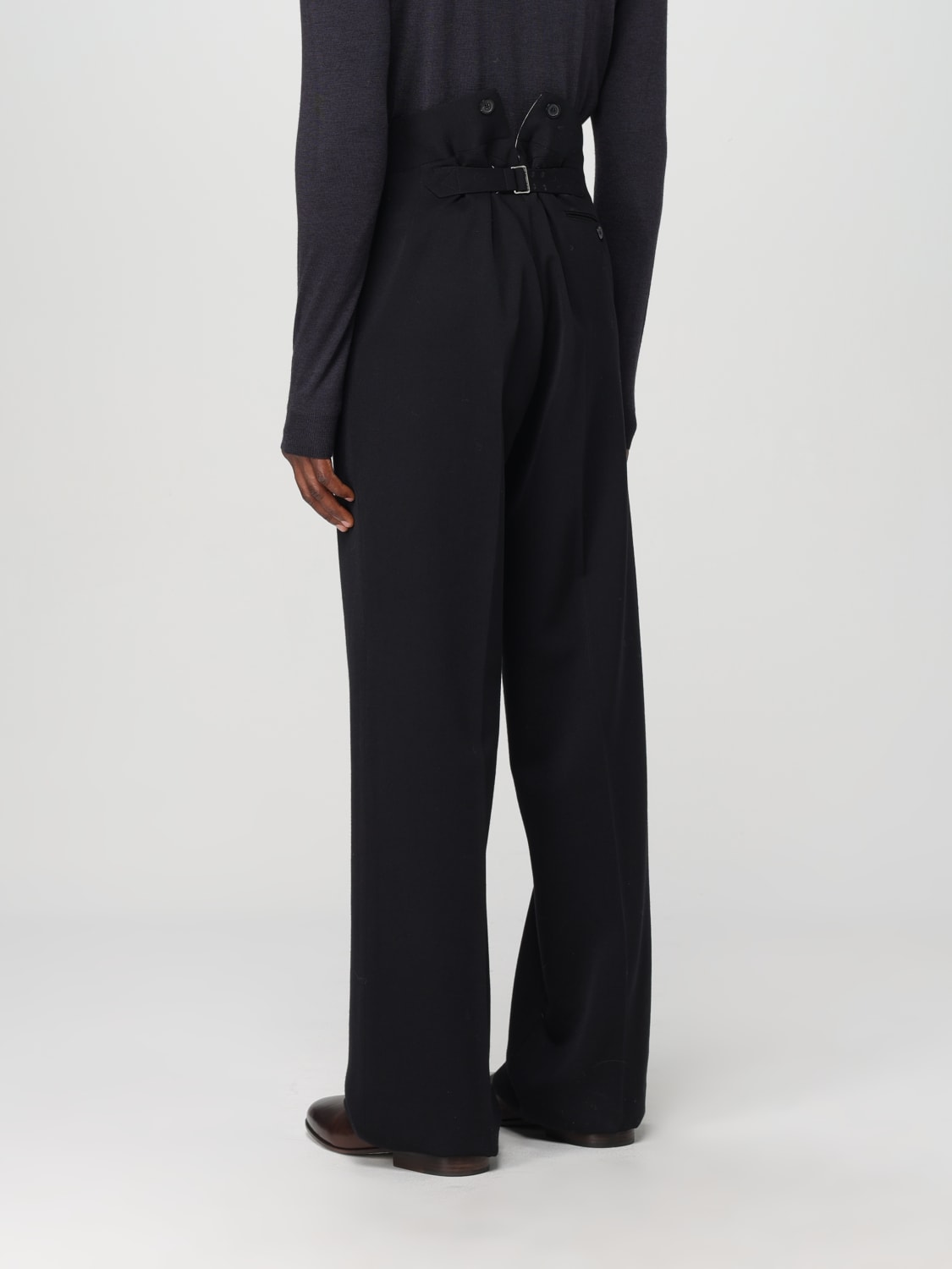 MAISON MARGIELA PANTALONI: Pantalone in lana Maison Margiela, Nero - Img 3