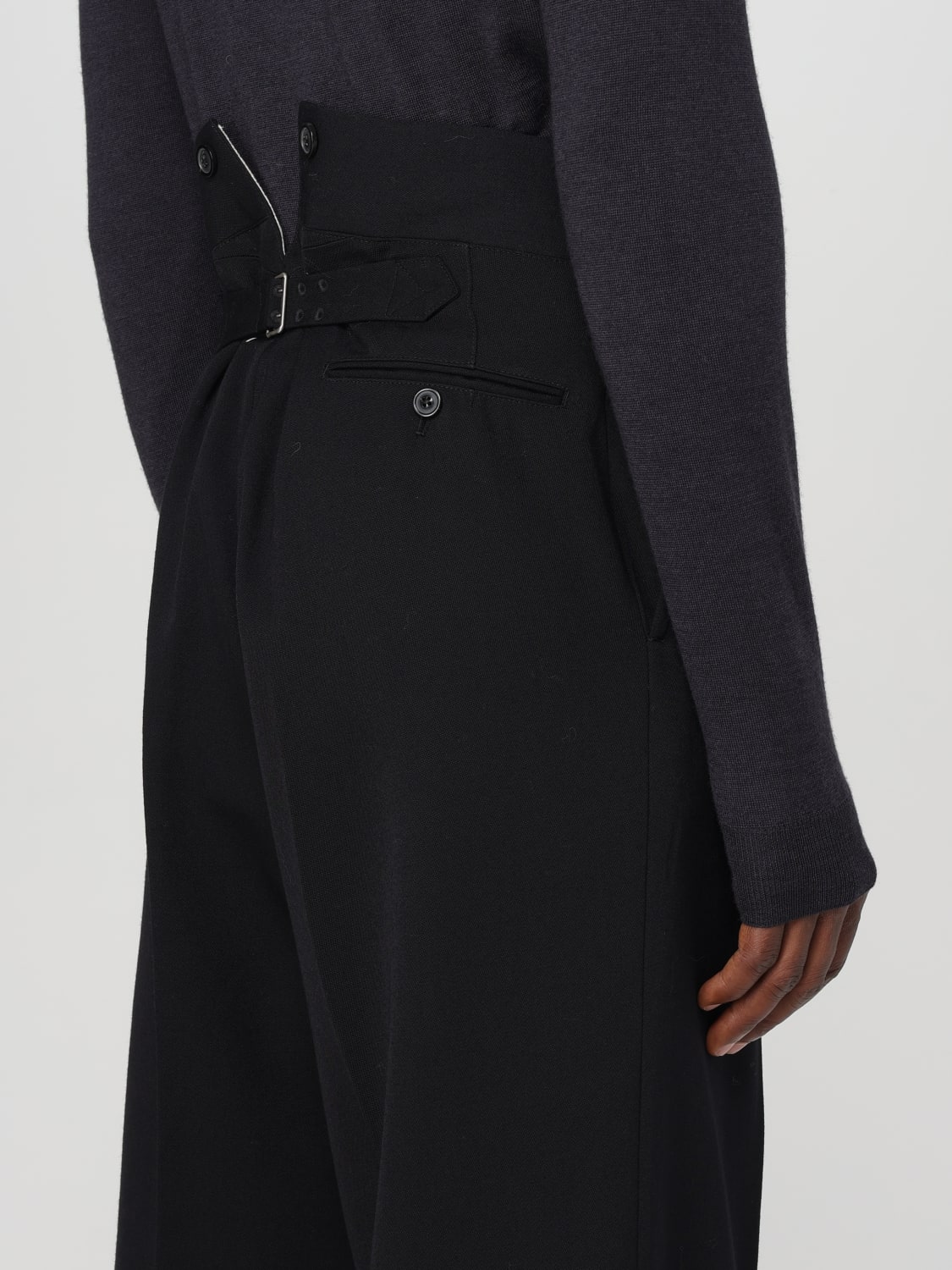 MAISON MARGIELA PANTALONI: Pantalone in lana Maison Margiela, Nero - Img 5