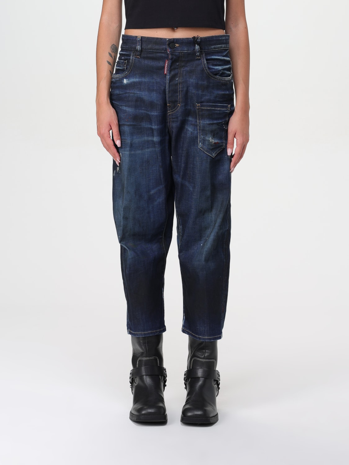 Giglio Jeans Dsquared2 in denim di cotone