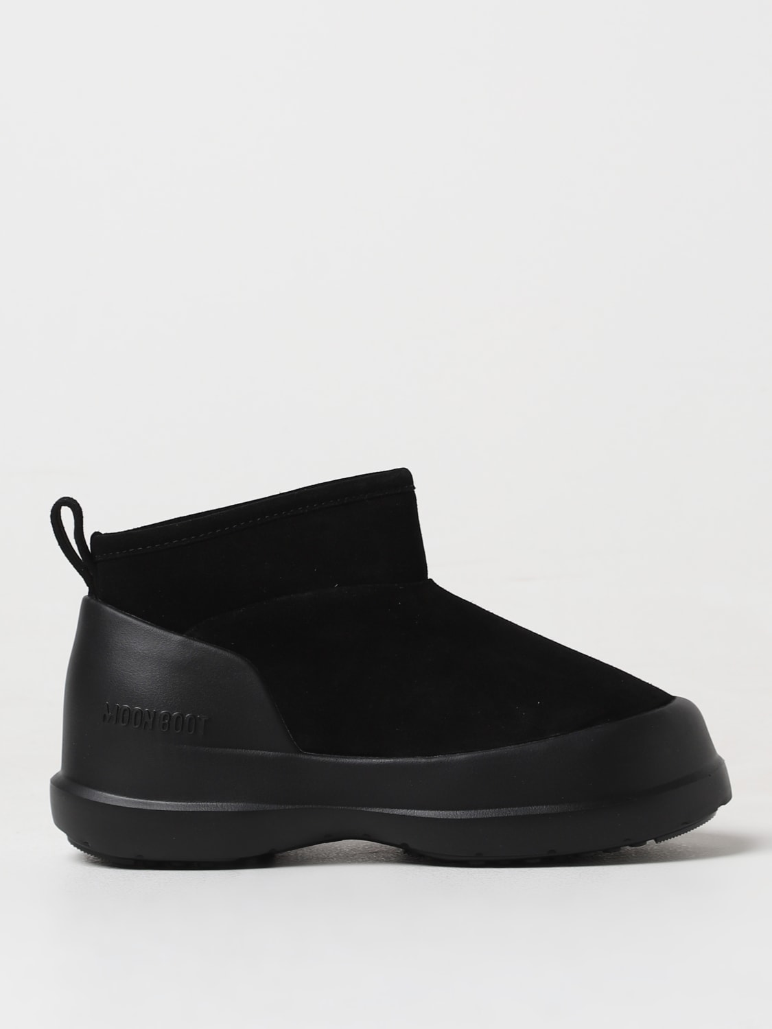 MOON BOOT FLAT ANKLE BOOTS: Shoes woman Moon Boot, Black - Img 1