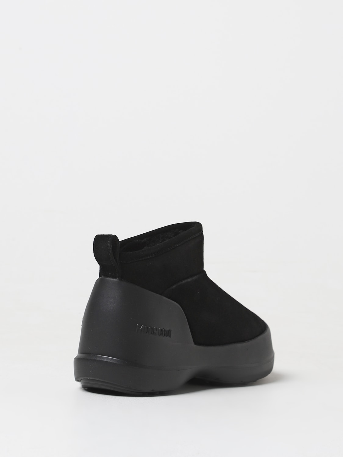 MOON BOOT FLAT ANKLE BOOTS: Shoes woman Moon Boot, Black - Img 3