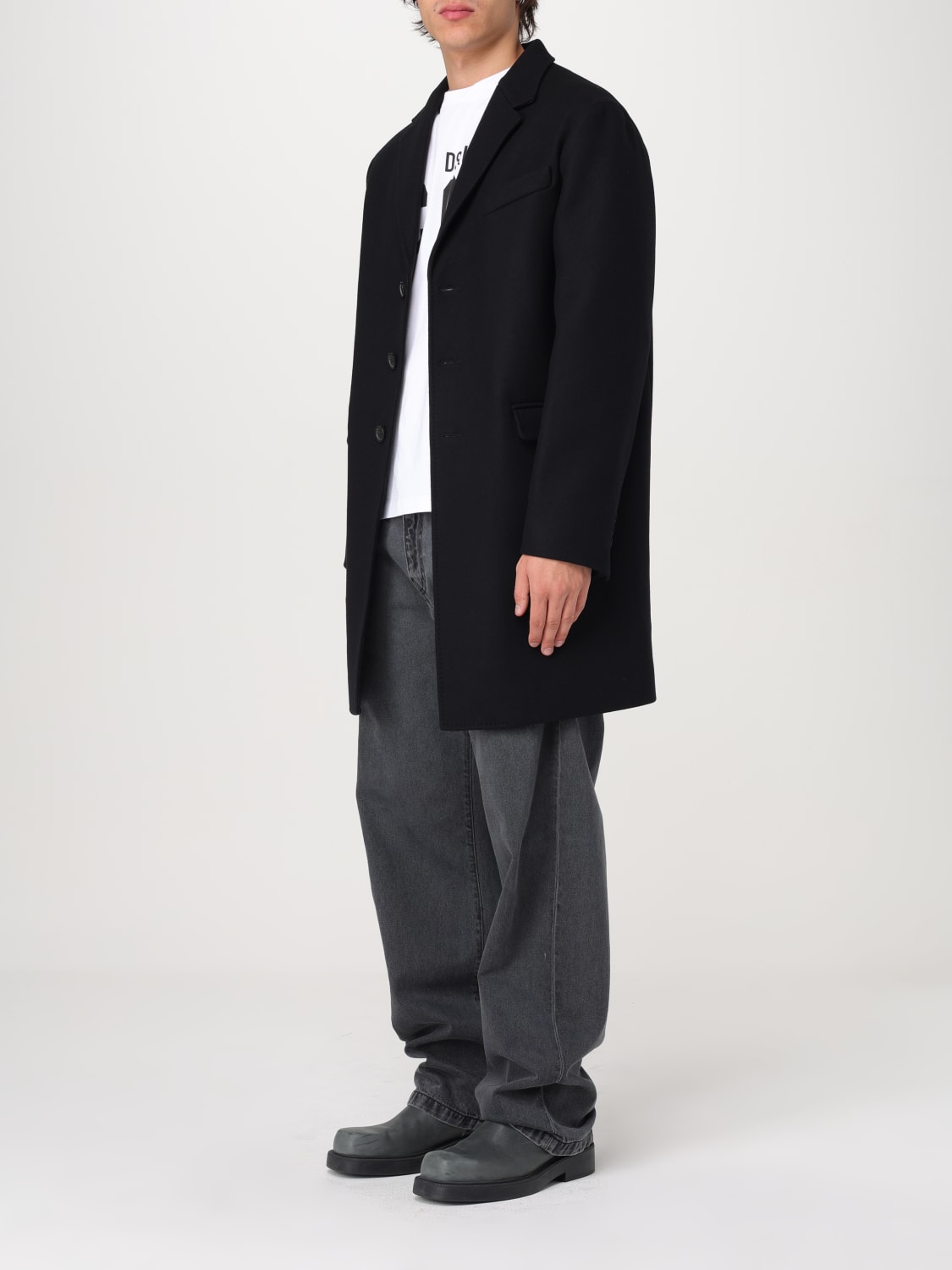 DSQUARED2 COAT: Coat men Dsquared2, Black - Img 4