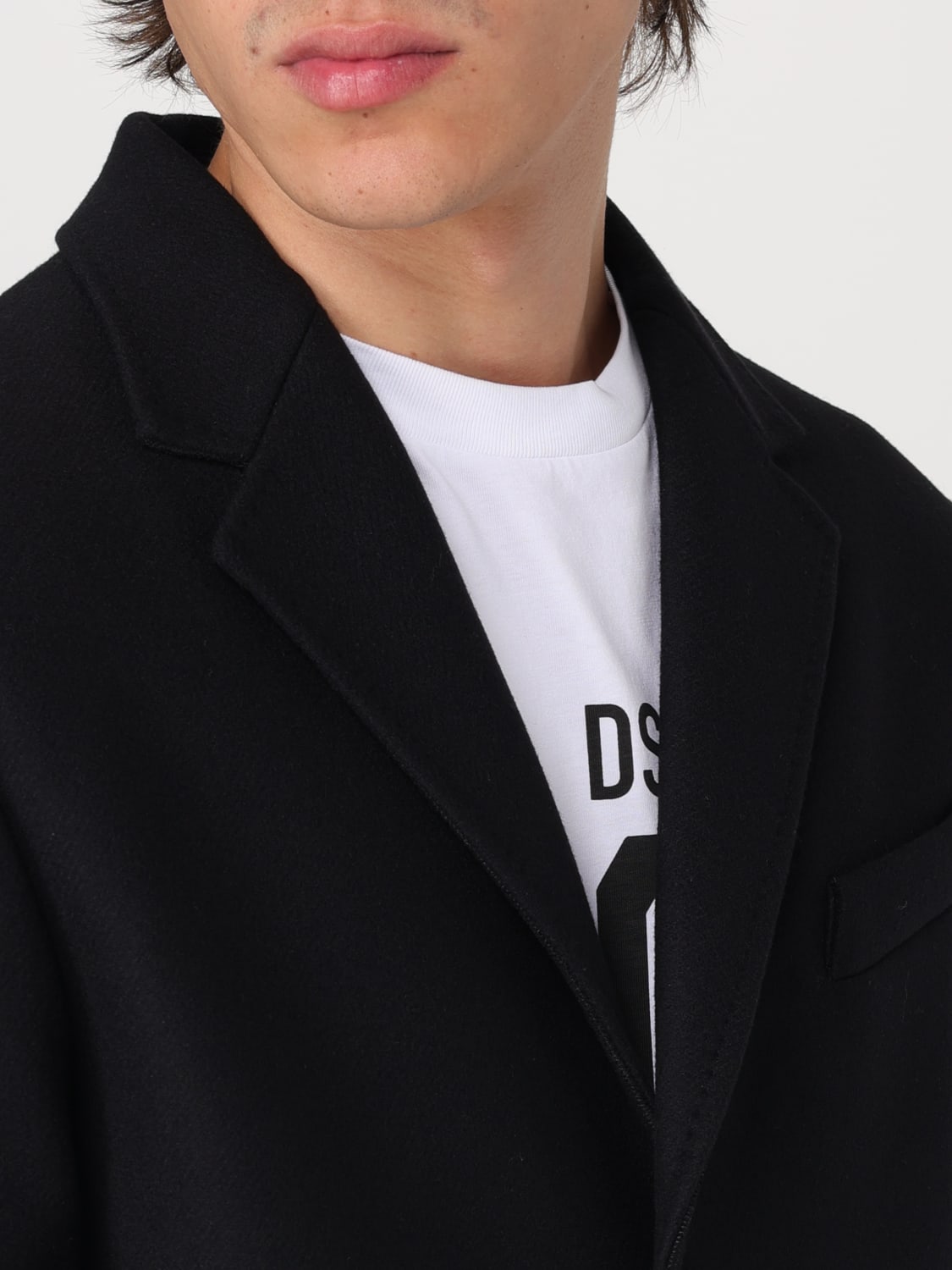 DSQUARED2 COAT: Coat men Dsquared2, Black - Img 5