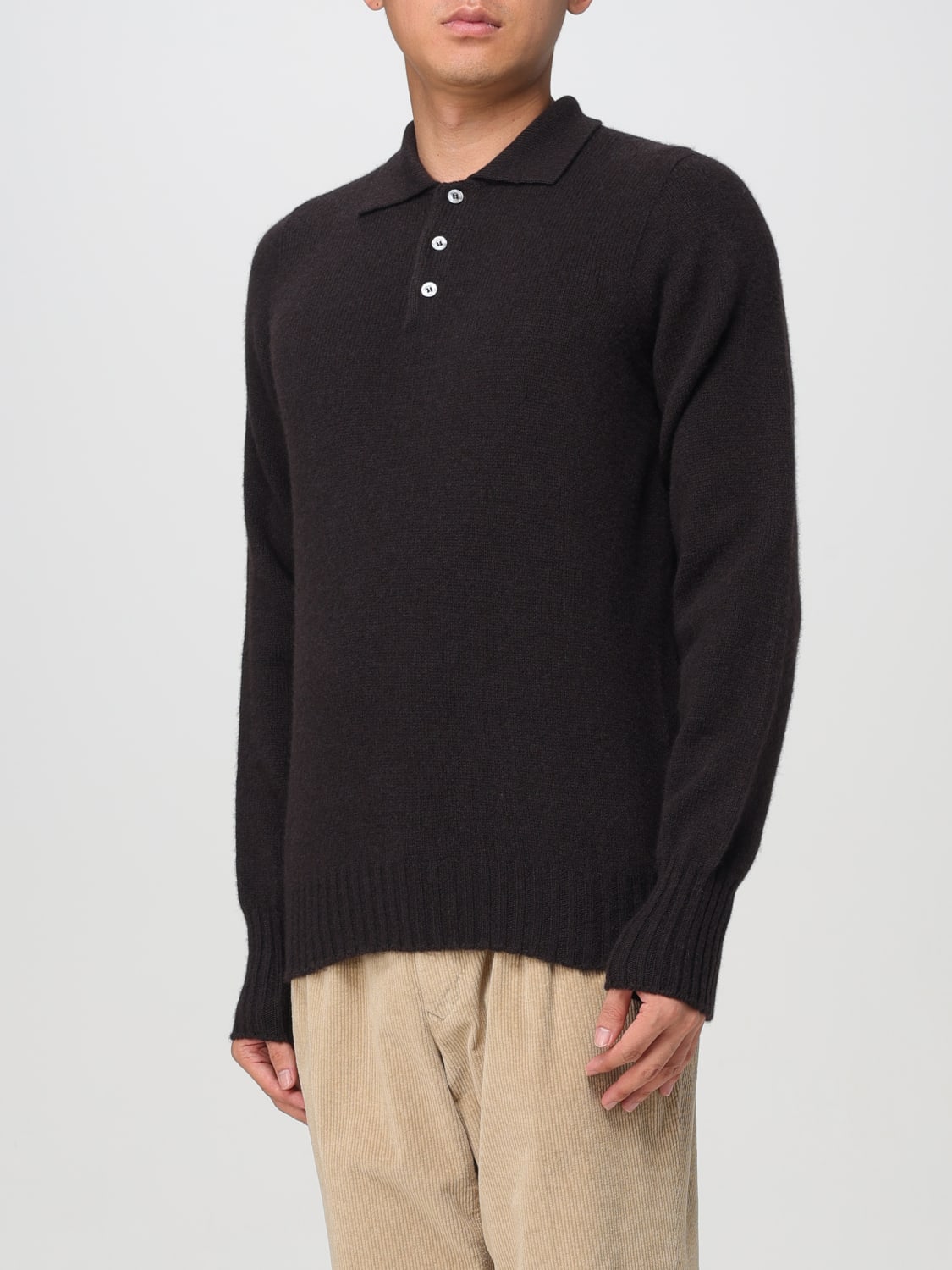 DRUMOHR SWEATER: Polo shirt men Drumohr, Dark - Img 3