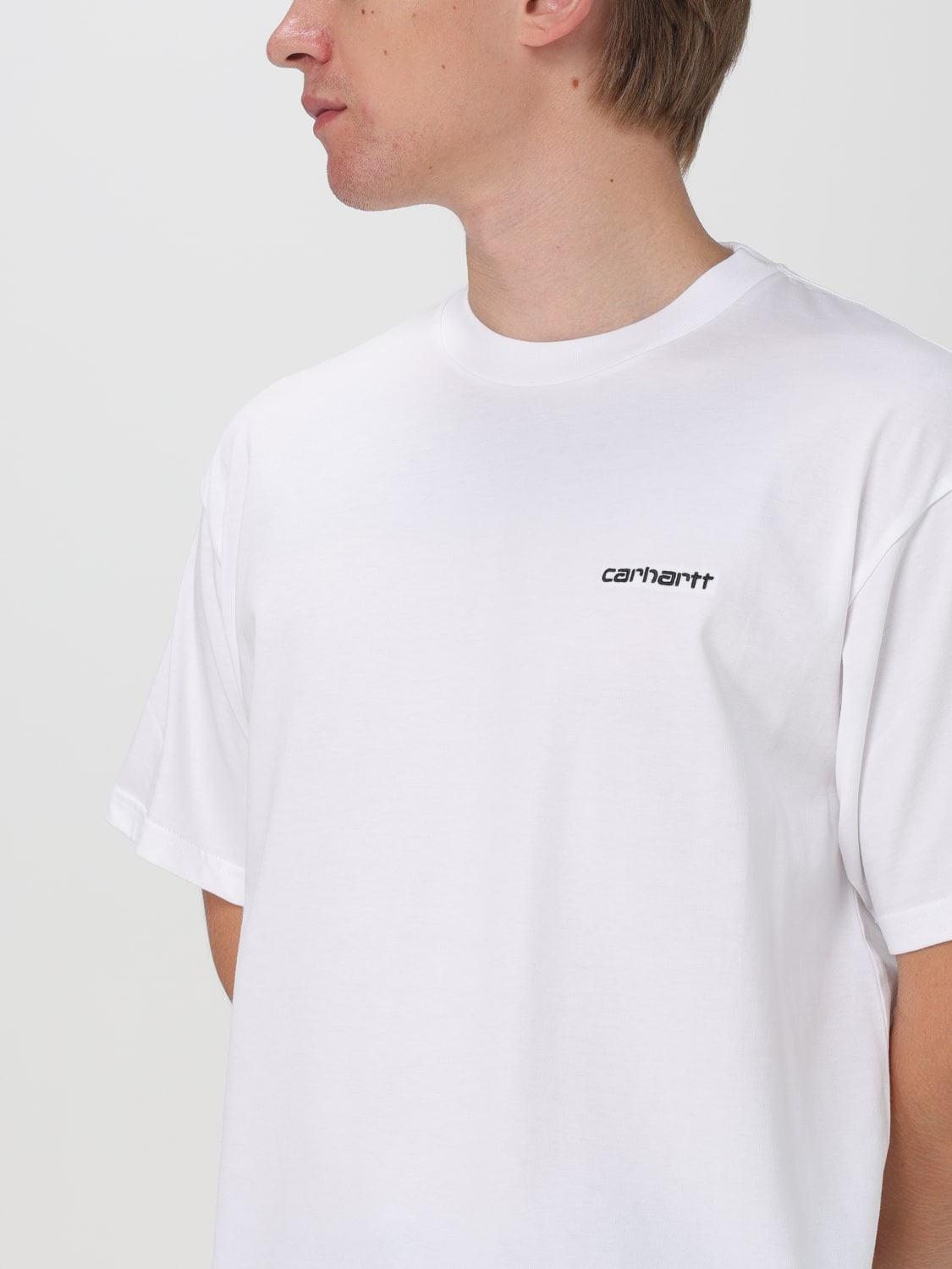 CARHARTT WIP T-SHIRT: Polo homme Carhartt Wip, Blanc - Img 3