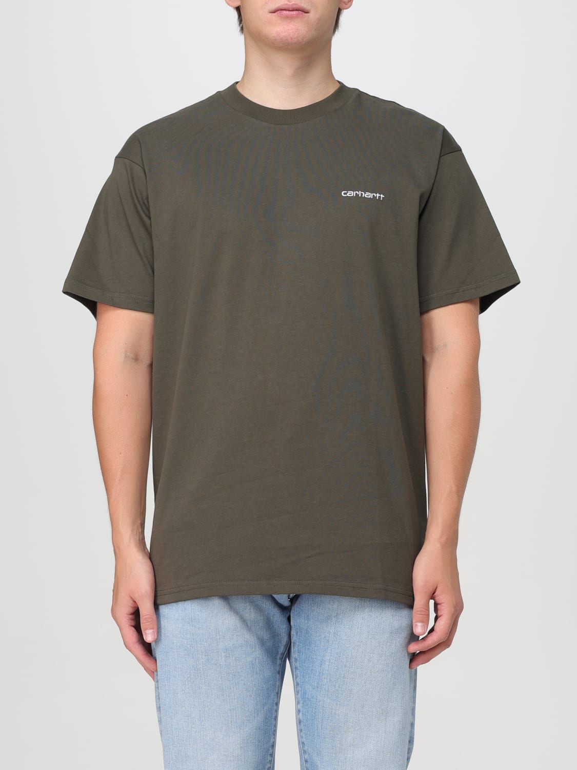 CARHARTT WIP T-SHIRT: Polo shirt men Carhartt Wip, Green - Img 1