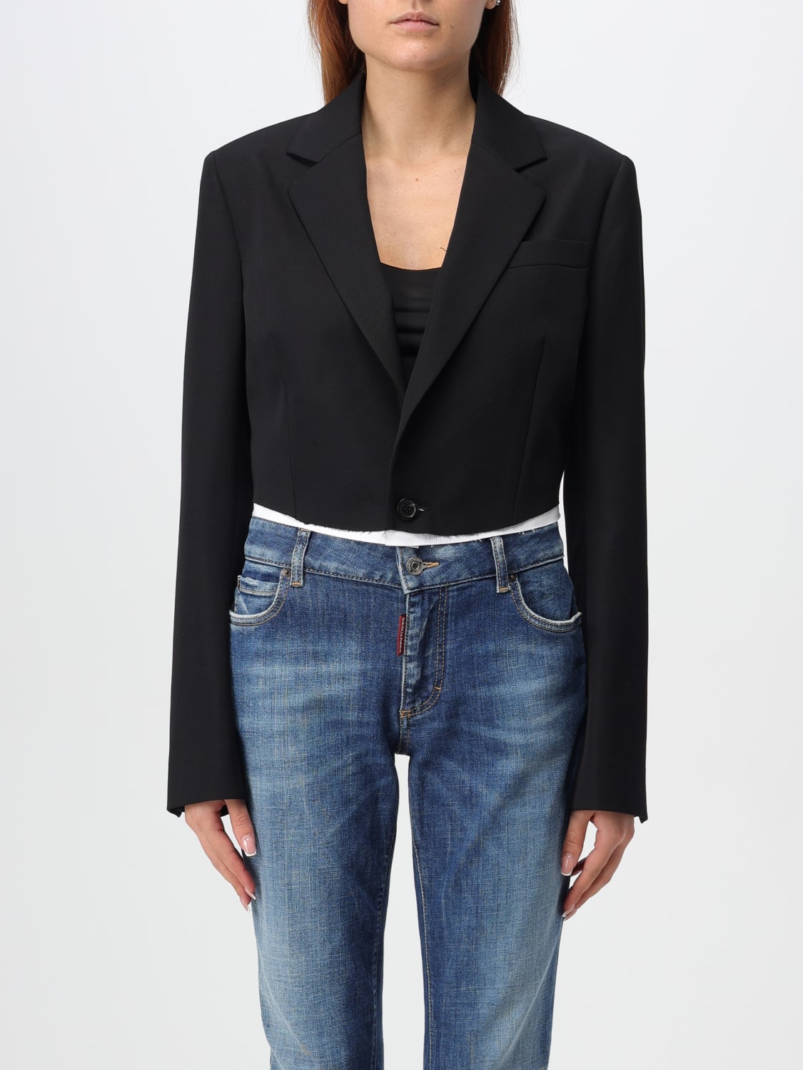 DSQUARED2 BLAZER: Jacket woman Dsquared2, Black - Img 1