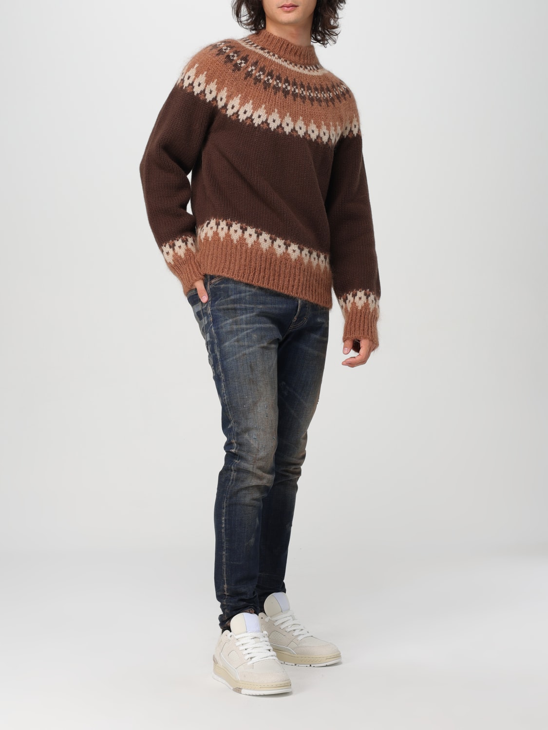 DSQUARED2 PULLOVER: Pullover herren Dsquared2, Braun - Img 2