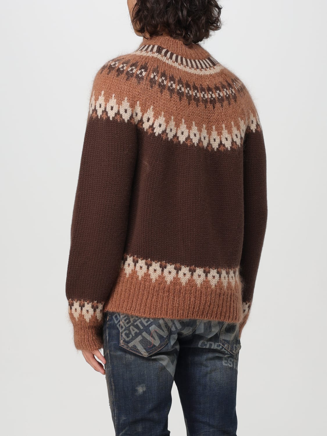 DSQUARED2 PULL: Pull homme Dsquared2, Marron - Img 3