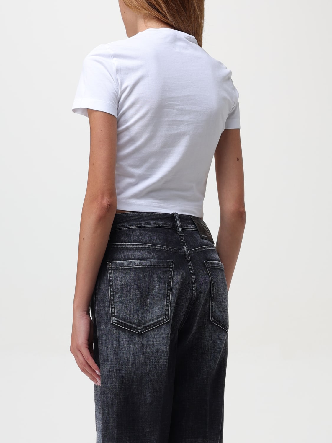 Tシャツ・カットソー DSQUARED2 Woman T-Shirt White S80GC0072D20020 100 Dsquared2 Outlet: T-shirt woman - White | Dsquared2 t-shirt