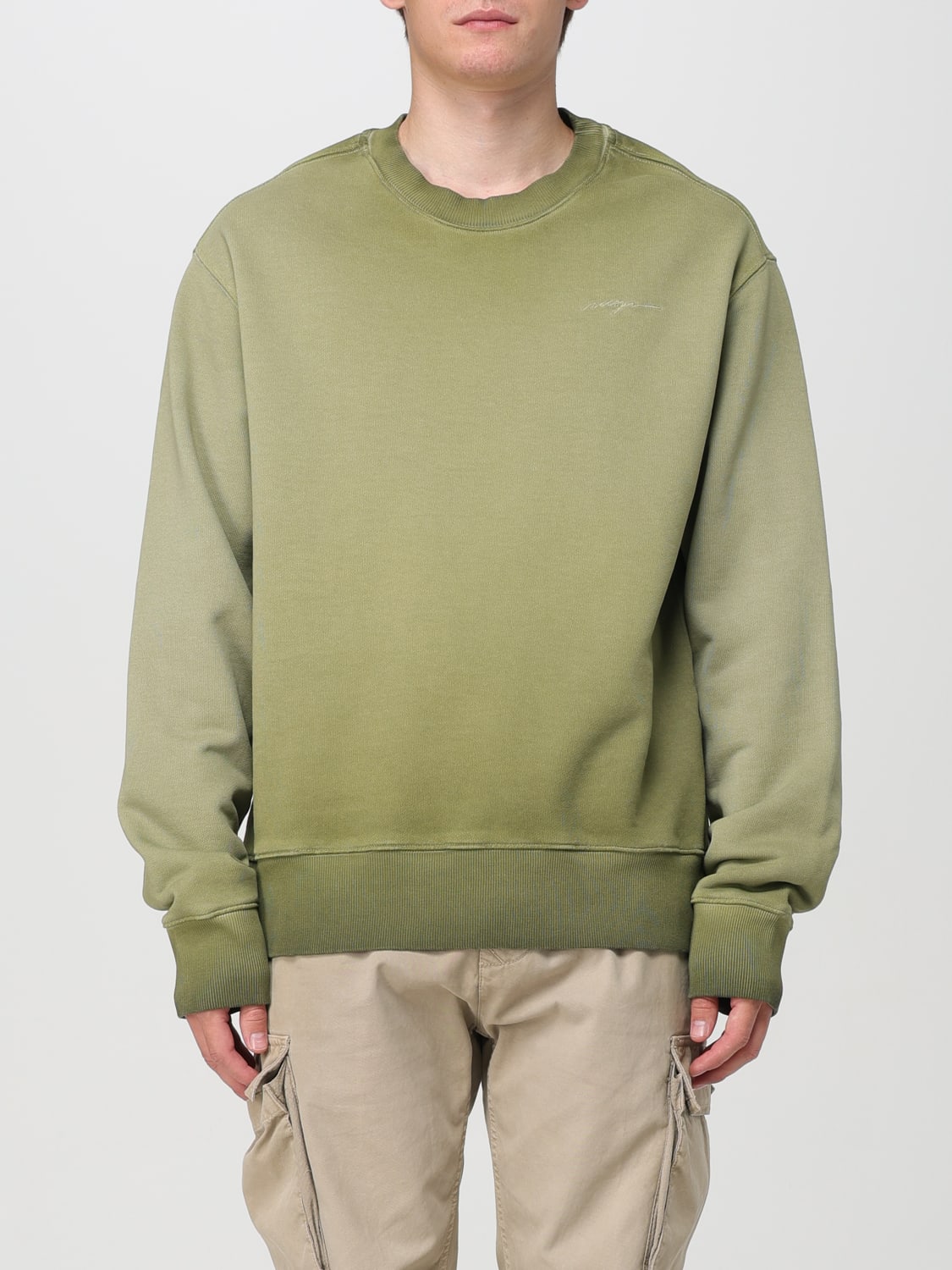 MSGM SWEATSHIRT: Sweater men MSGM, Green - Img 1