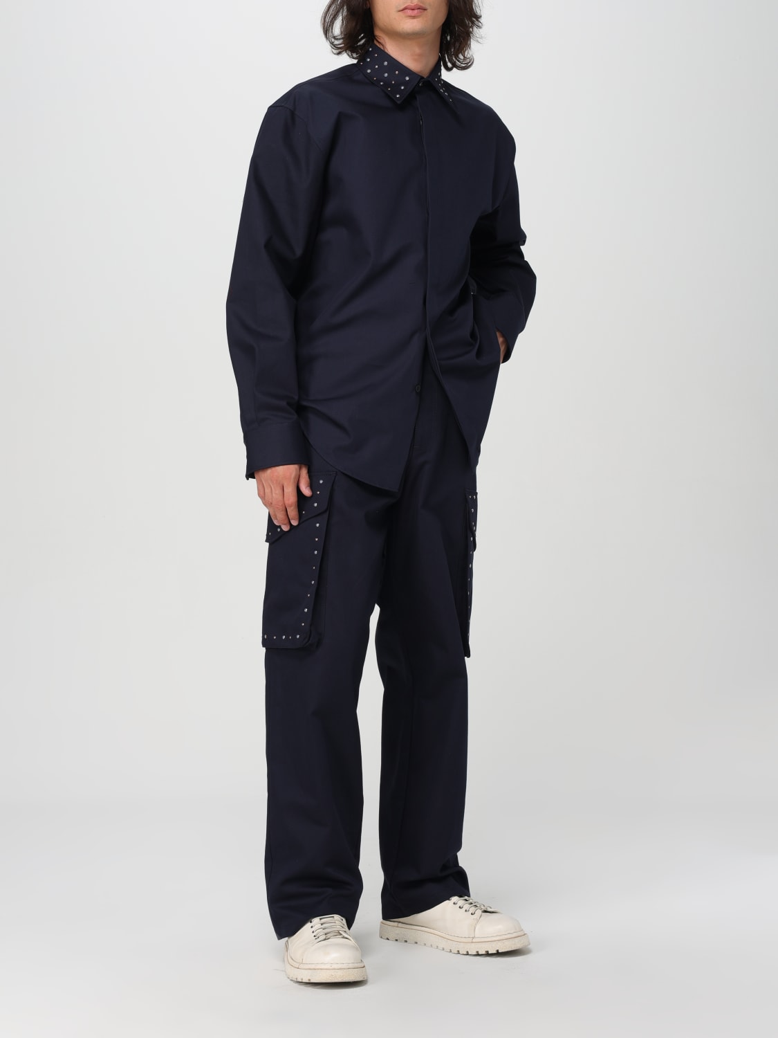 MSGM PANTALON: Pantalon homme MSGM, Bleu - Img 2