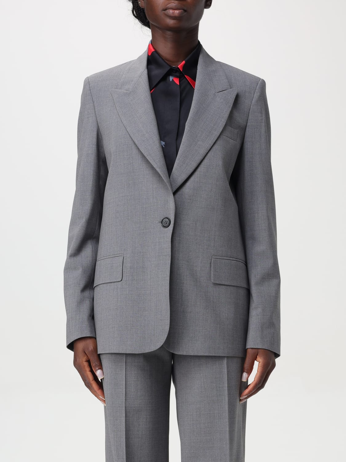 MSGM BLAZER: Blazer woman MSGM, Grey - Img 1