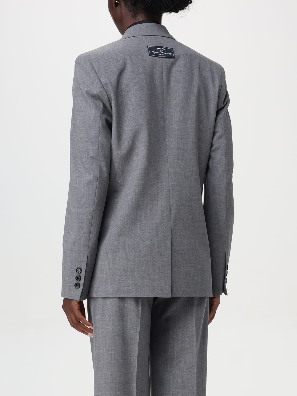 MSGM BLAZER: Blazer woman MSGM, Grey - Img 3