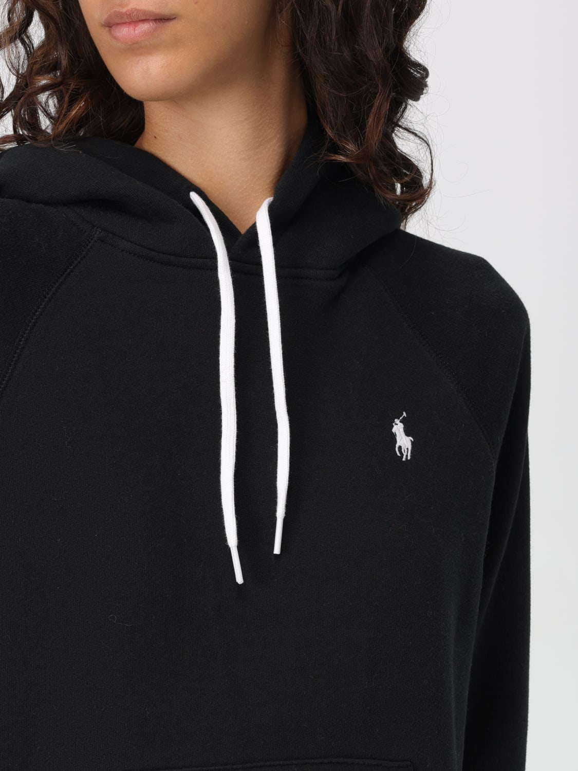 POLO RALPH LAUREN SWEATSHIRT: Polo Ralph Lauren hoodie, Black - Img 3