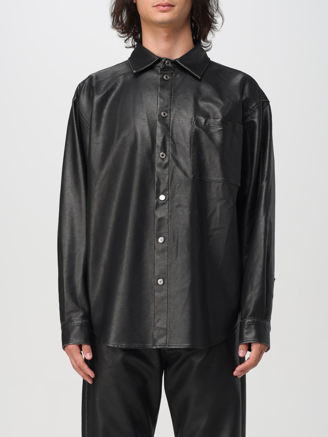 MSGM SHIRT: Shirt men MSGM, Black - Img 1