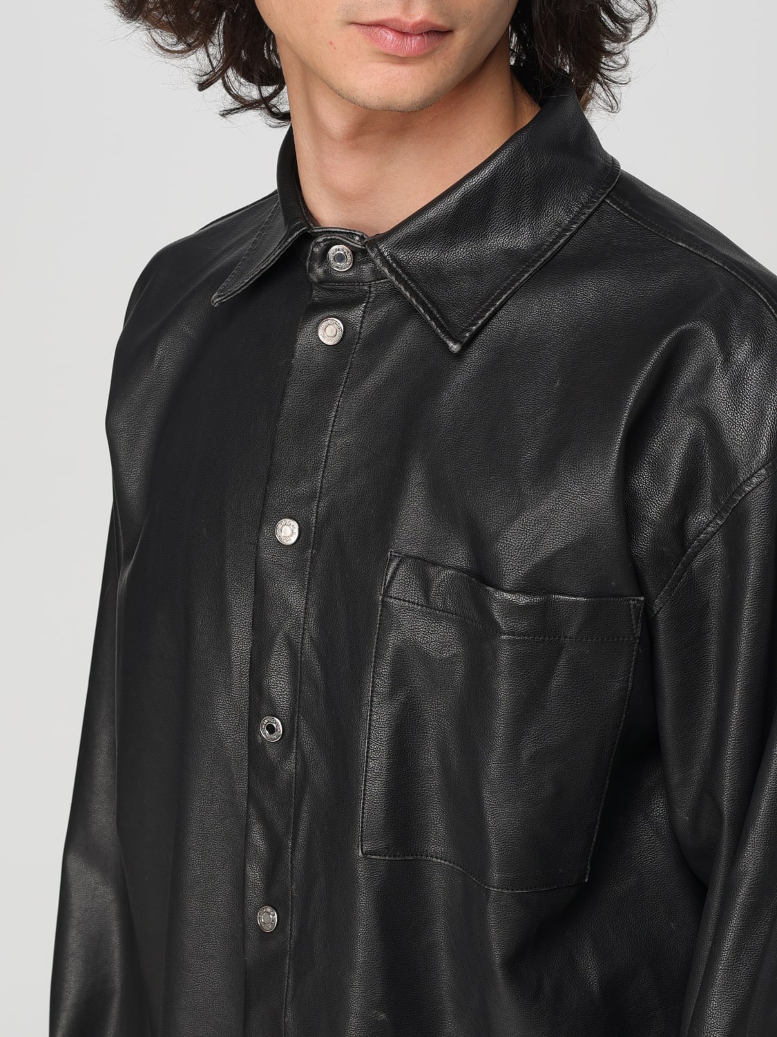 MSGM SHIRT: Shirt men MSGM, Black - Img 5