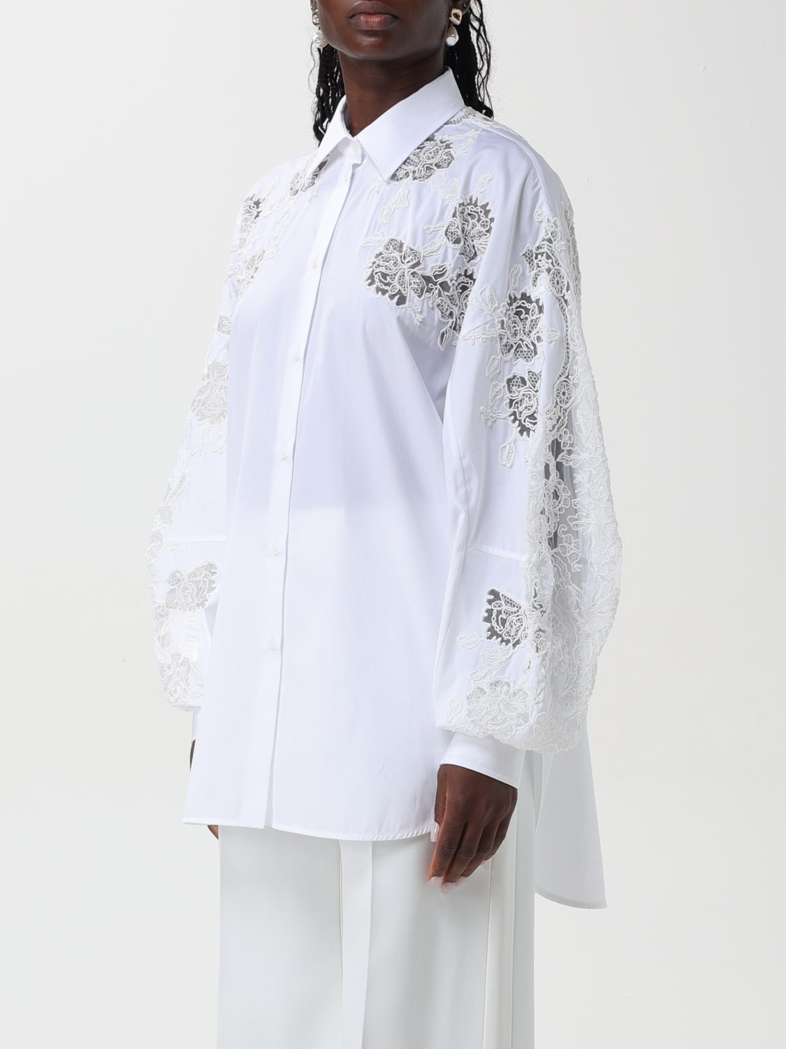 ERMANNO SCERVINO SHIRT: Shirt woman Ermanno Scervino, White - Img 4