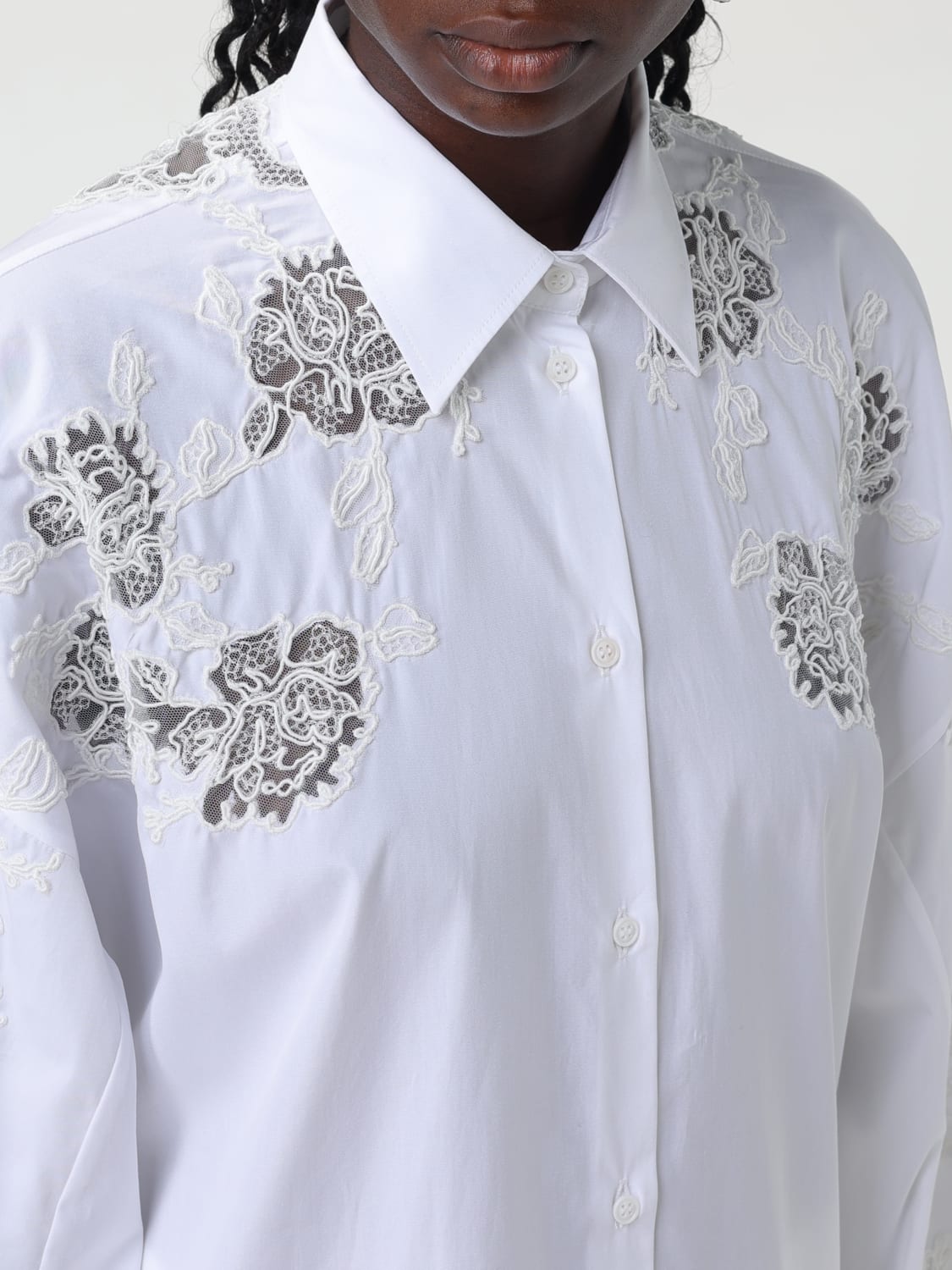 ERMANNO SCERVINO SHIRT: Shirt woman Ermanno Scervino, White - Img 5