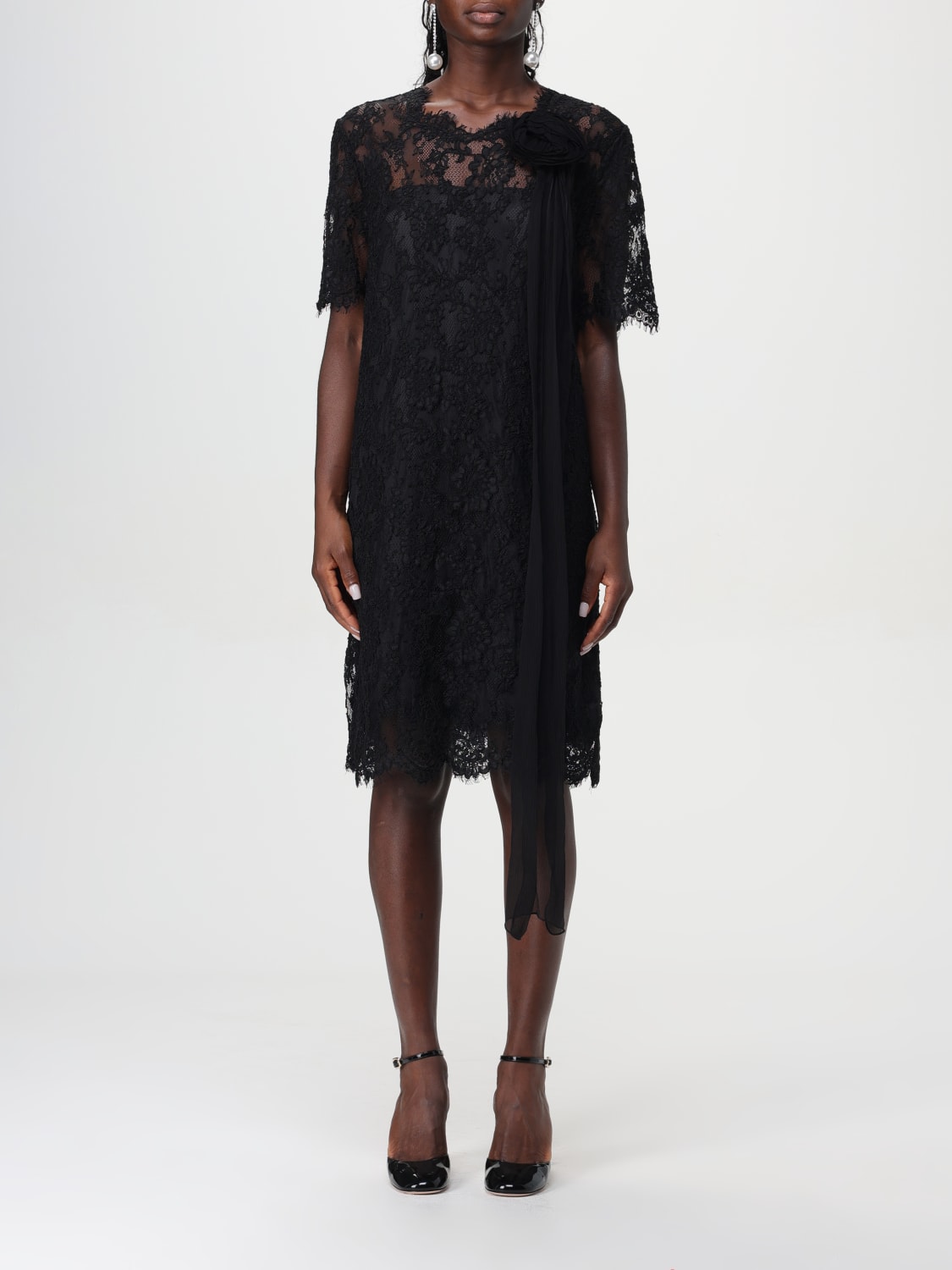 ERMANNO SCERVINO DRESS: Dress woman Ermanno Scervino, Black - Img 1