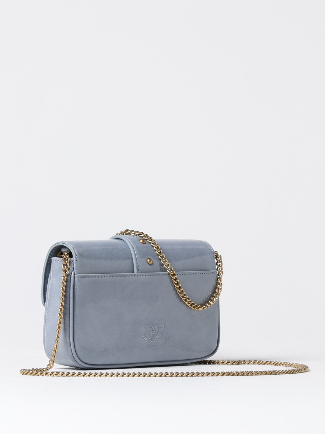 PINKO MINI BAG: Shoulder bag woman Pinko, Blue - Img 2