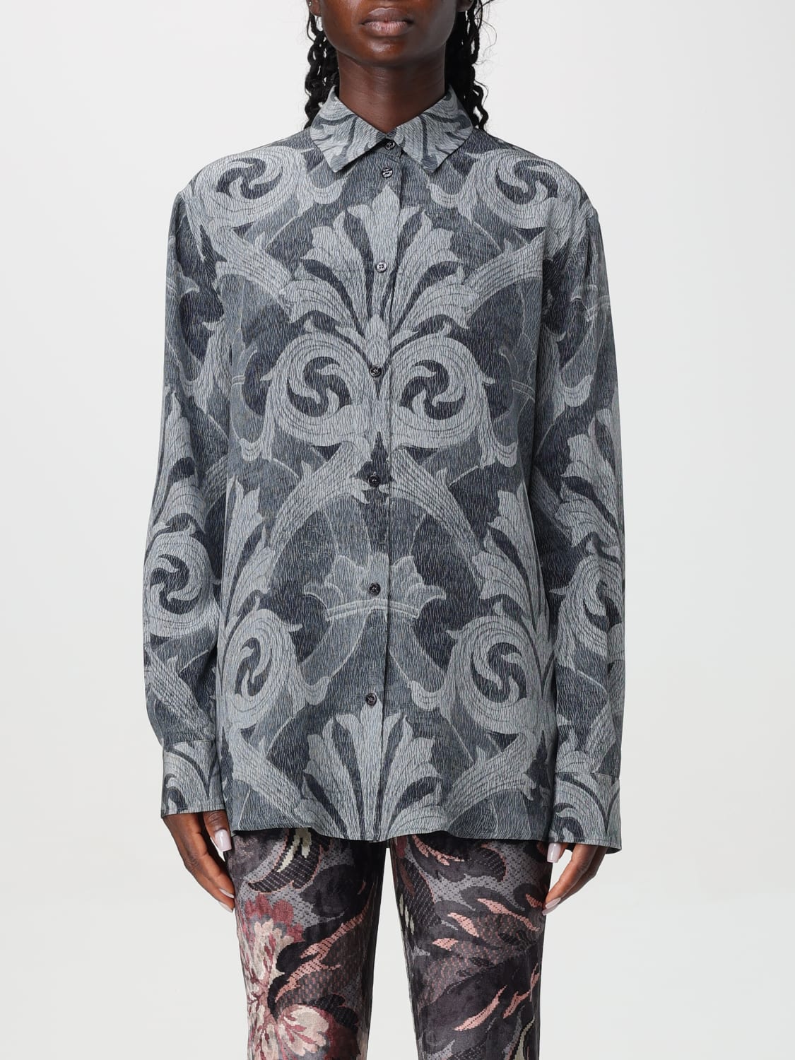 ETRO SHIRT: Shirt woman Etro, Grey - Img 1