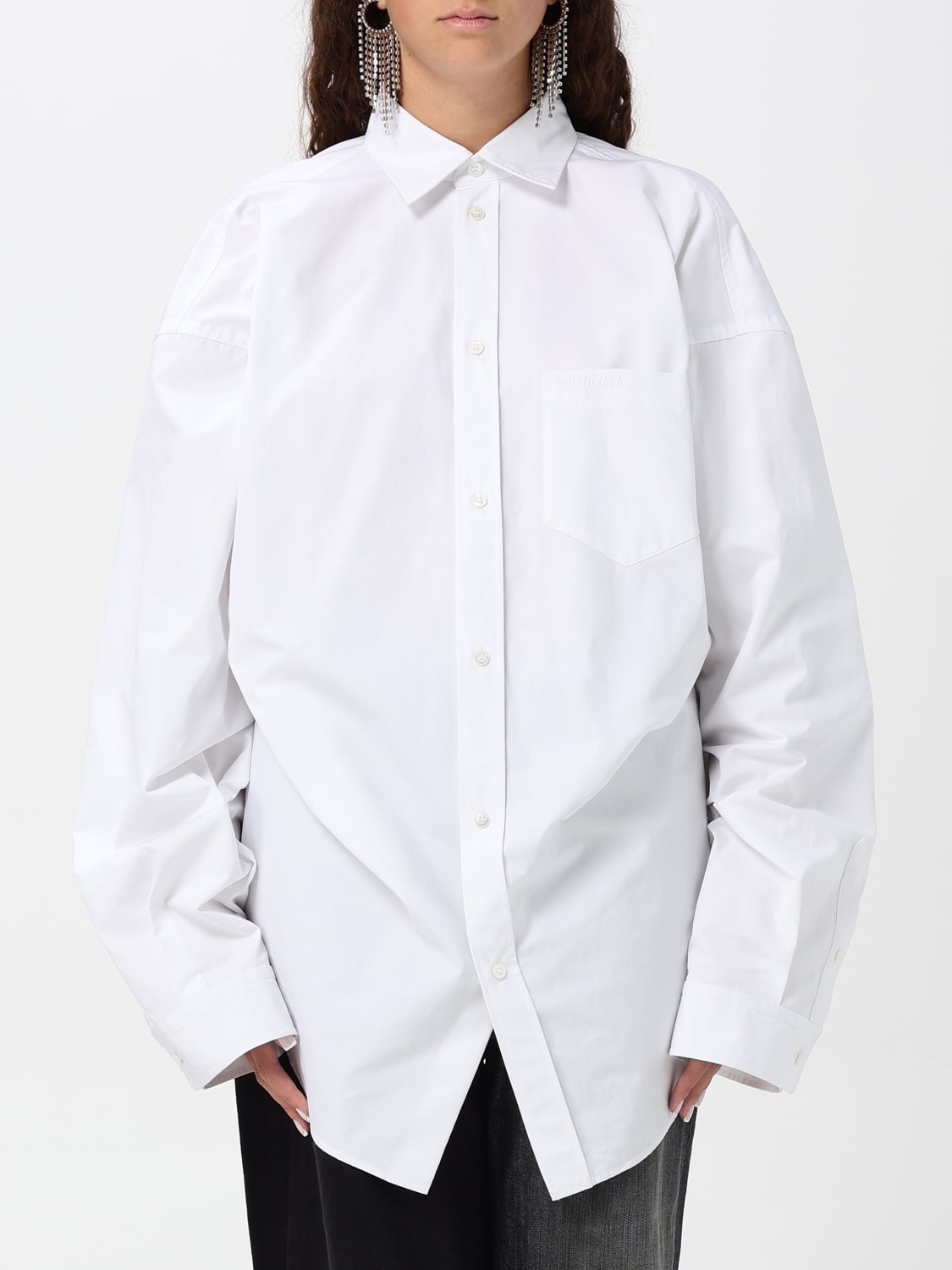 BALENCIAGA SHIRT: Top woman Balenciaga, White - Img 1