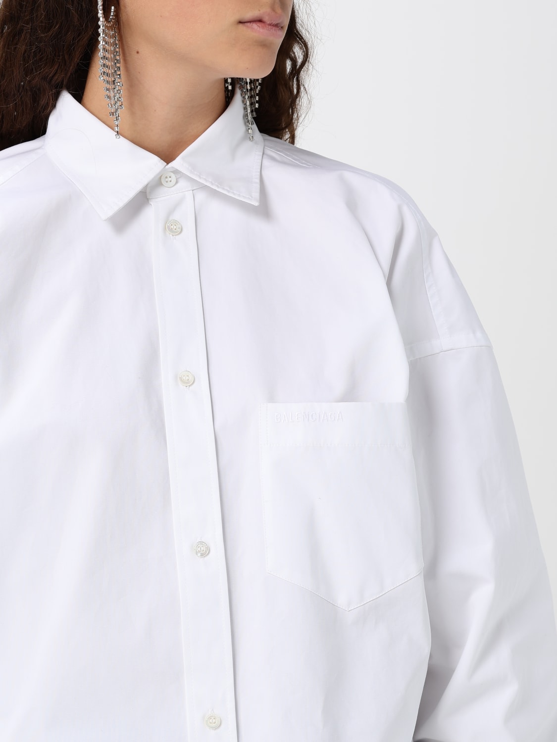 BALENCIAGA SHIRT: Top woman Balenciaga, White - Img 5