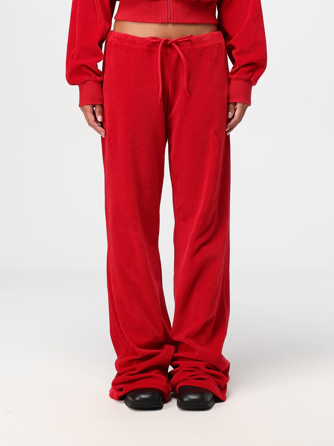 BALENCIAGA PANTS: Pants woman Balenciaga, Red - Img 1