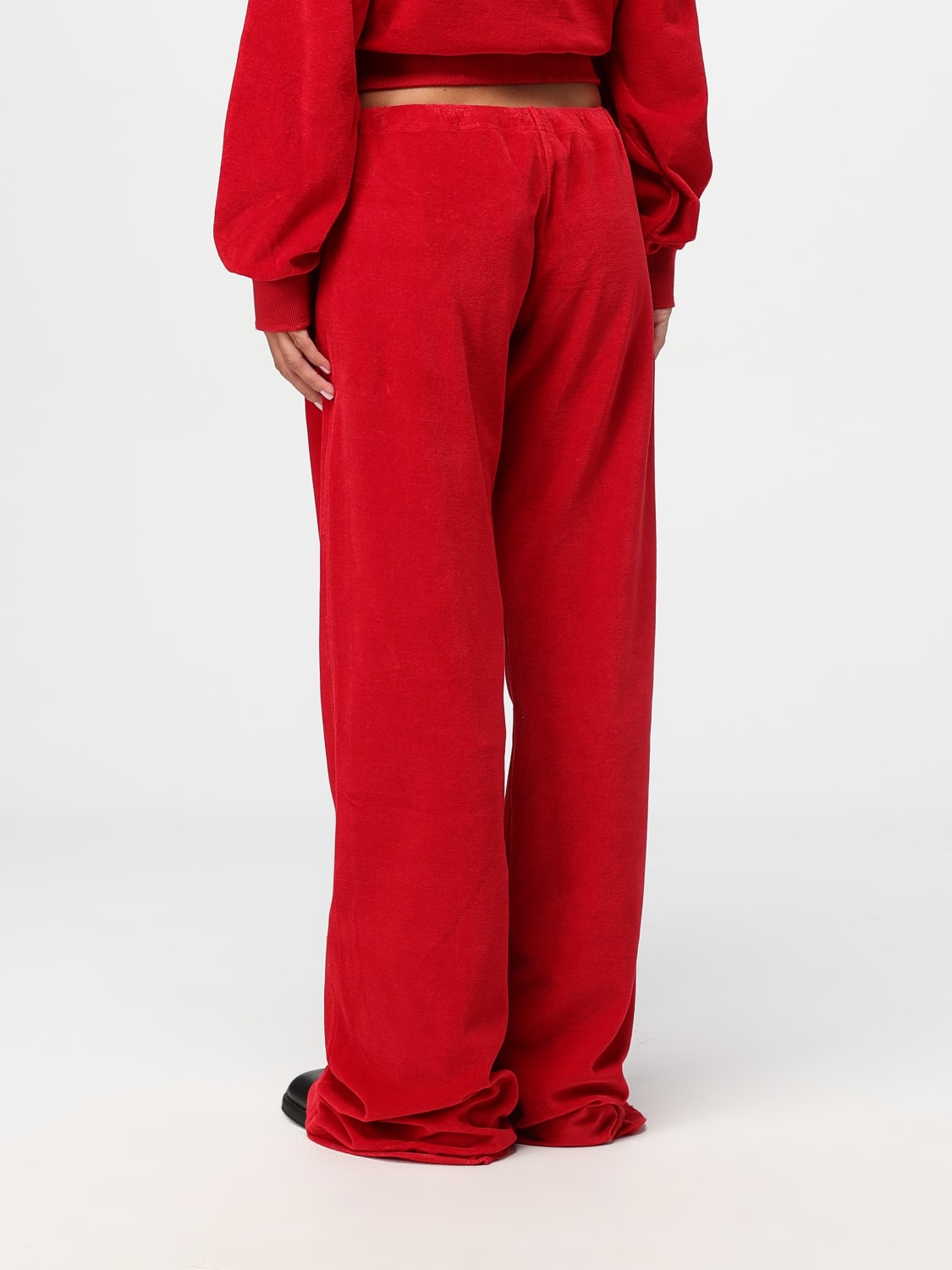 BALENCIAGA PANTS: Pants woman Balenciaga, Red - Img 3