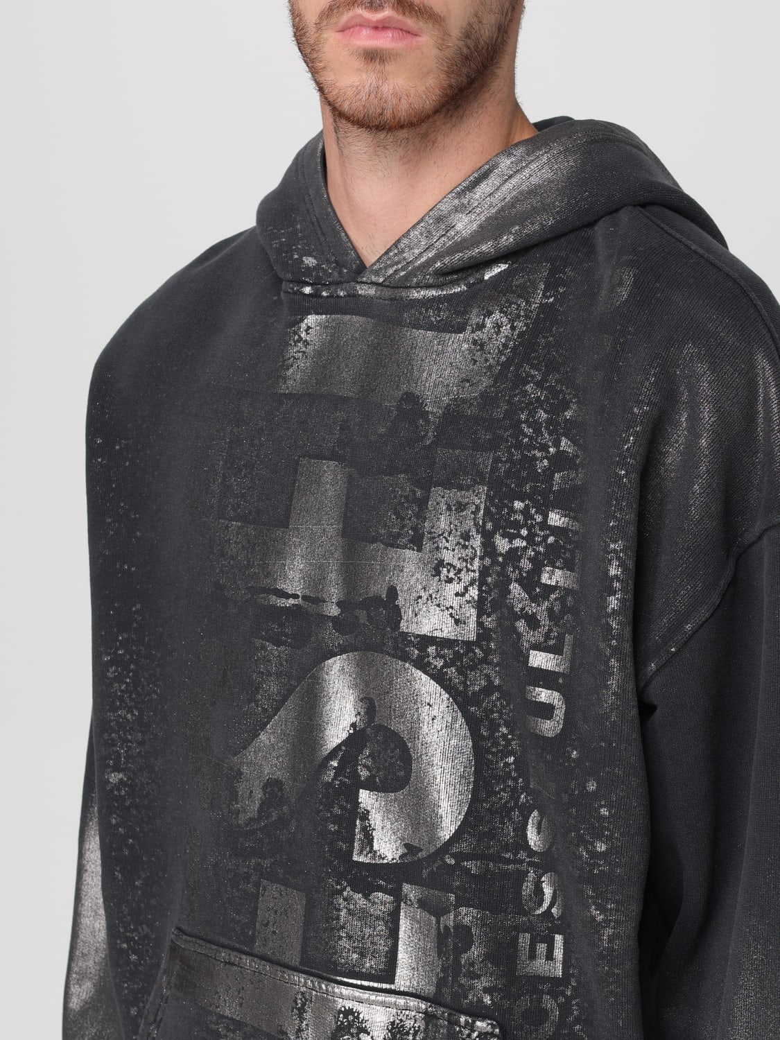 DIESEL SWEATSHIRT: Sweatshirt homme Diesel, Noir - Img 4