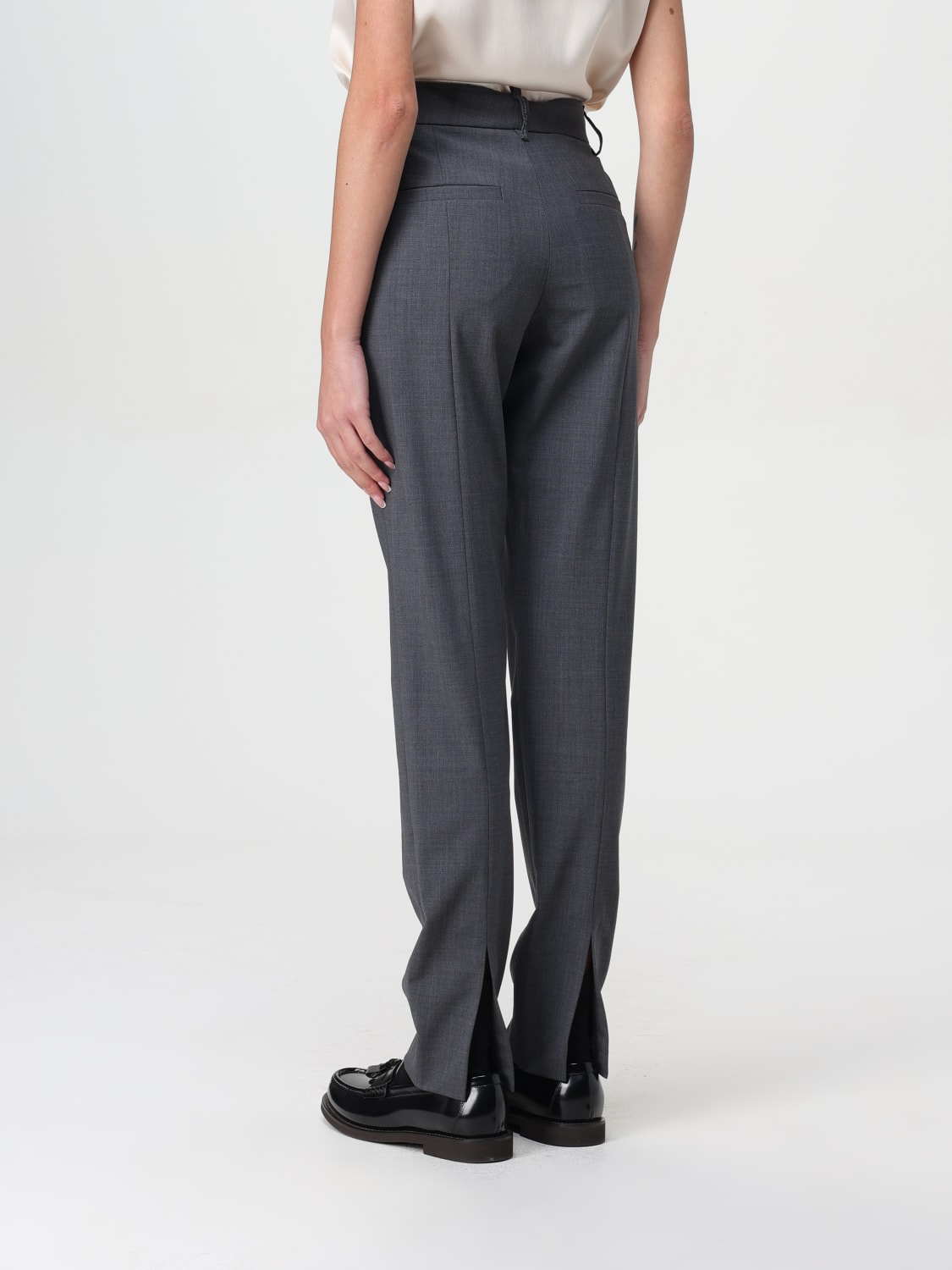 BRUNELLO CUCINELLI PANTS: Pants woman Brunello Cucinelli, Grey - Img 2