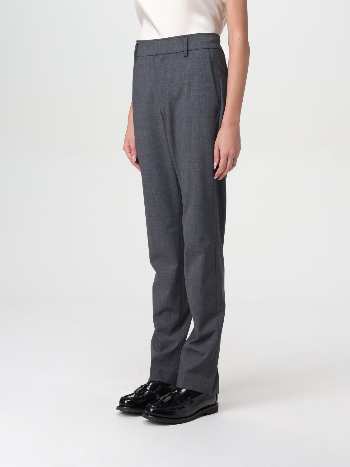 BRUNELLO CUCINELLI PANTS: Pants woman Brunello Cucinelli, Grey - Img 3