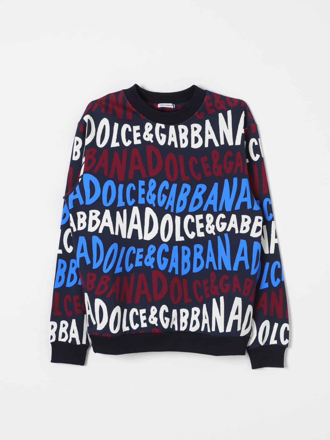 DOLCE & GABBANA セーター: セーター ボーイ Dolce & Gabbana, ブルー - Img 1