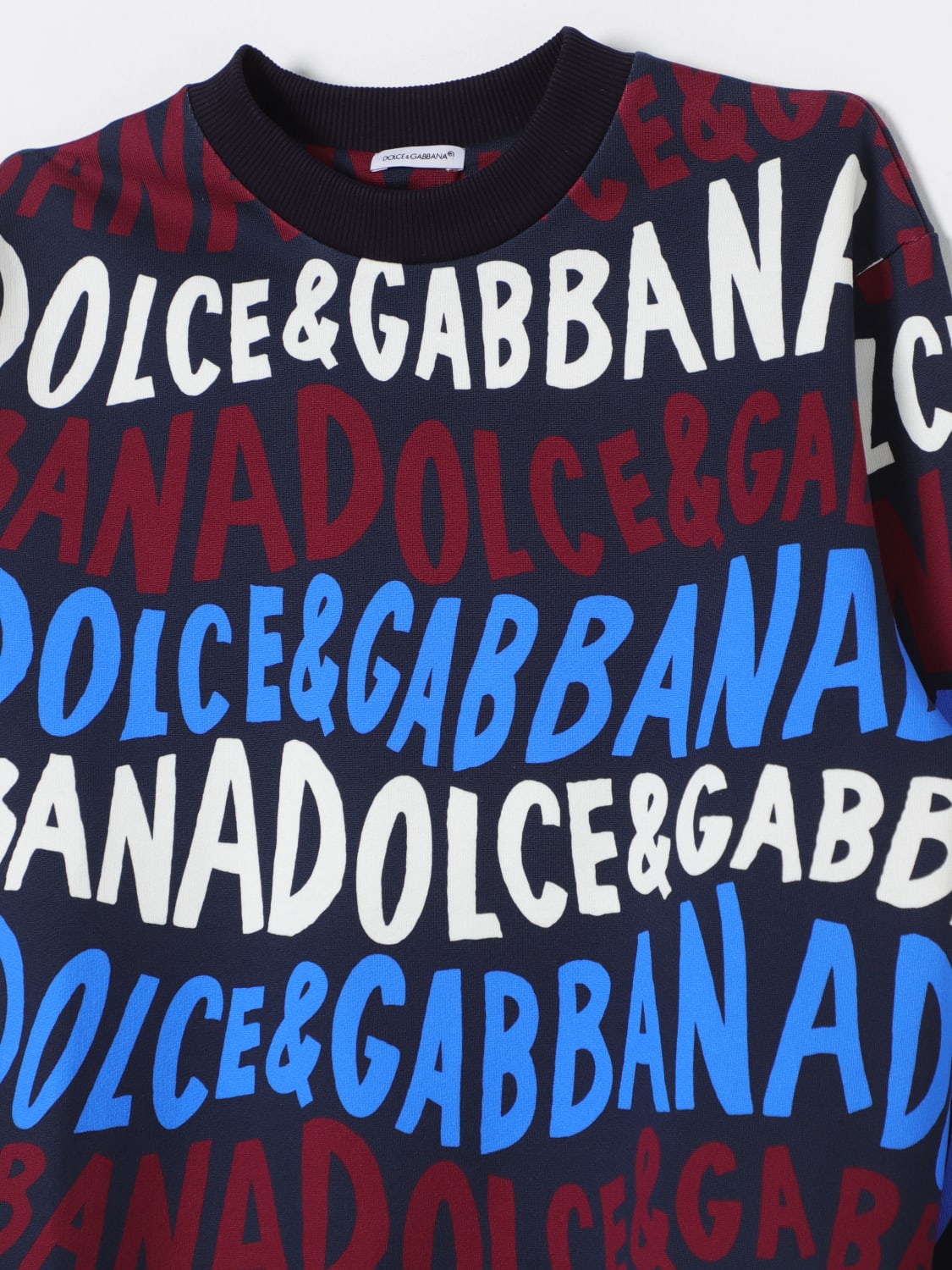 DOLCE & GABBANA 스웨터: 스웨터 남아 Dolce & Gabbana, 블루 - Img 3