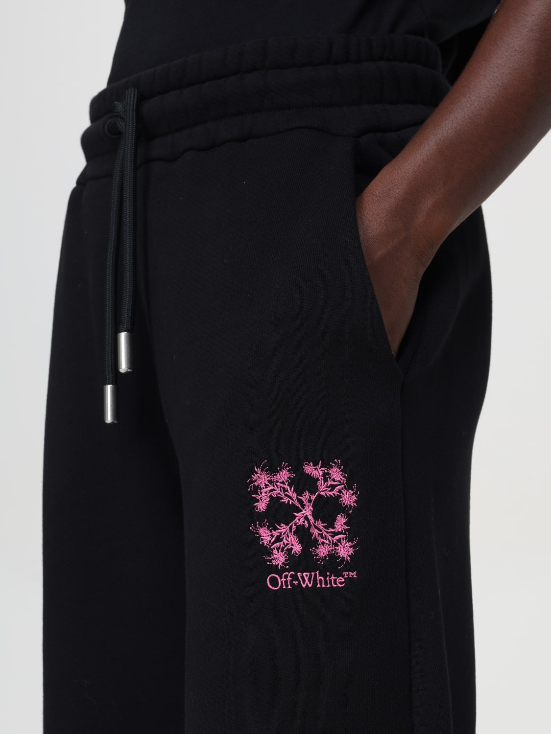 パンツ Off-White Woman Pants Black OWCH022F24FLE001103B Off-White Outlet: Pants woman - Black | Off-White pants