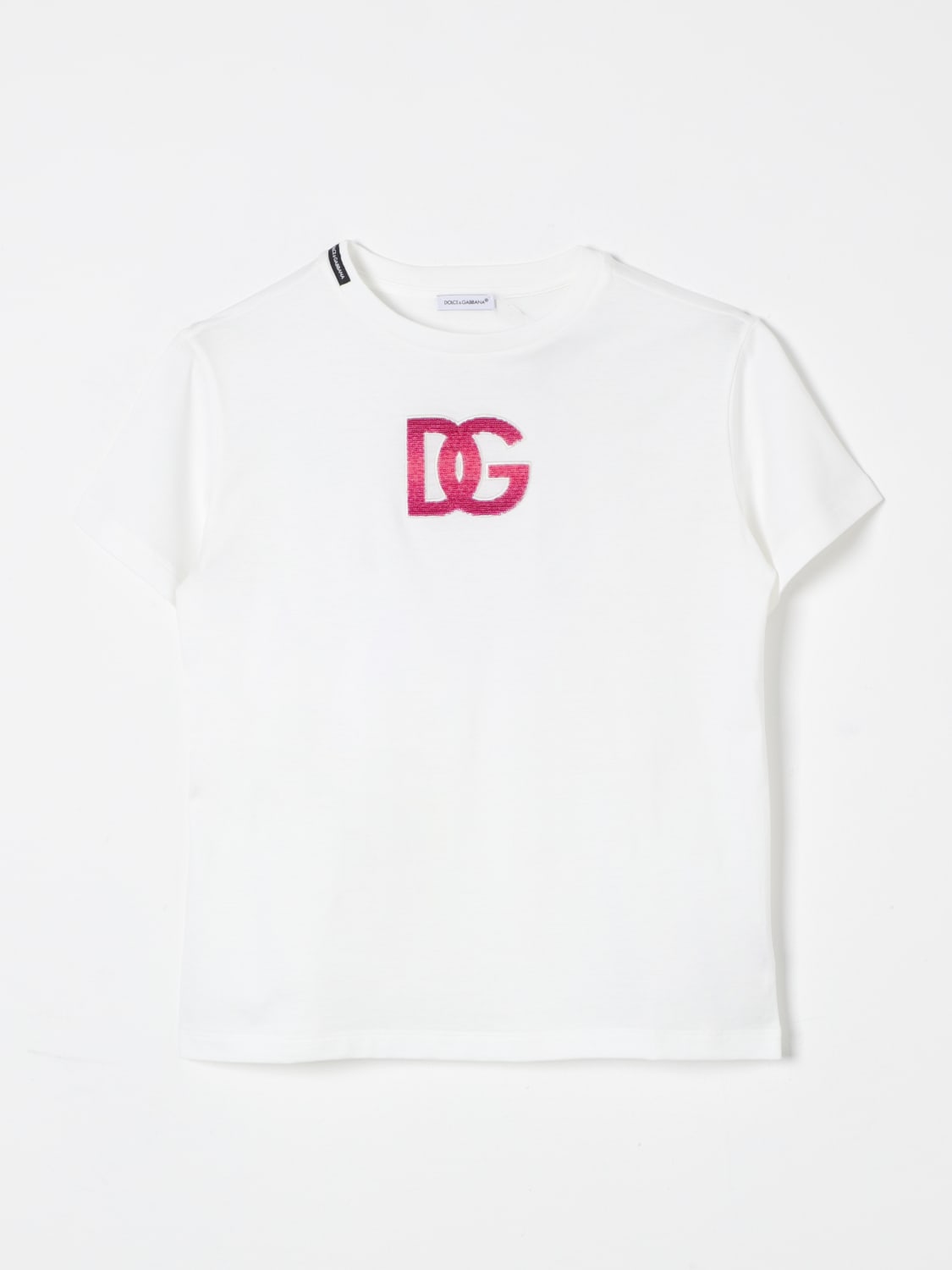 DOLCE & GABBANA T-SHIRT: T-shirt kids Dolce & Gabbana, White - Img 1