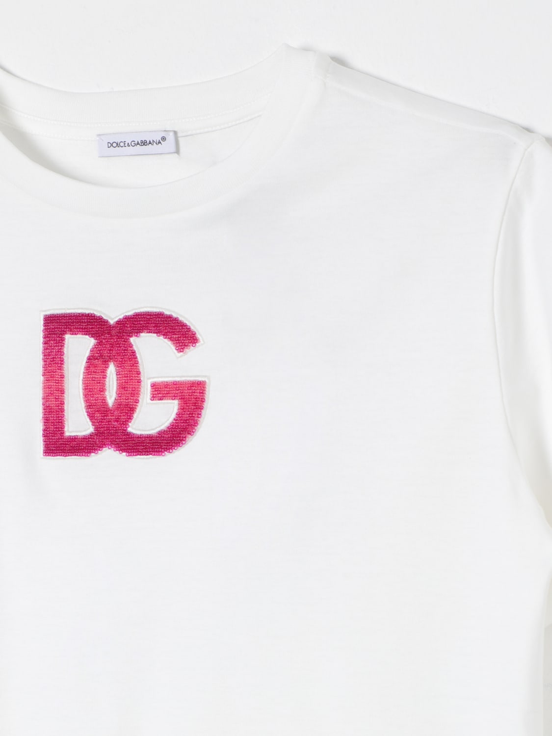 DOLCE & GABBANA T-SHIRT: T-shirt kids Dolce & Gabbana, White - Img 3