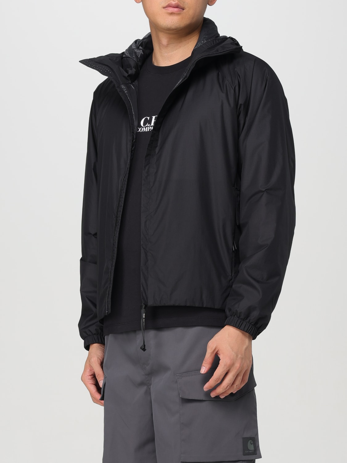 C.P. COMPANY JACKET: C.P. Company nylon bomber, Black - Img 3