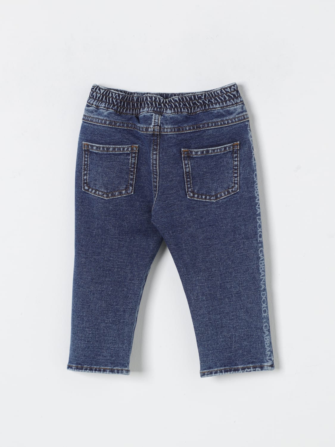 DOLCE & GABBANA JEANS: Pants kids Dolce & Gabbana, Orange - Img 2