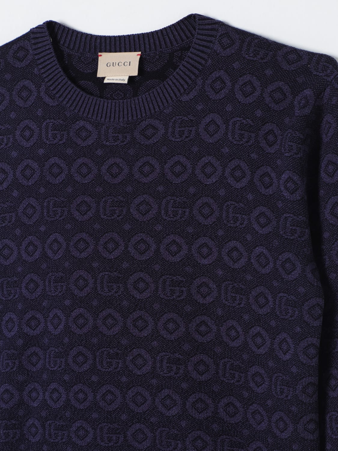 GUCCI SWEATER: Sweater kids Gucci, Blue - Img 3