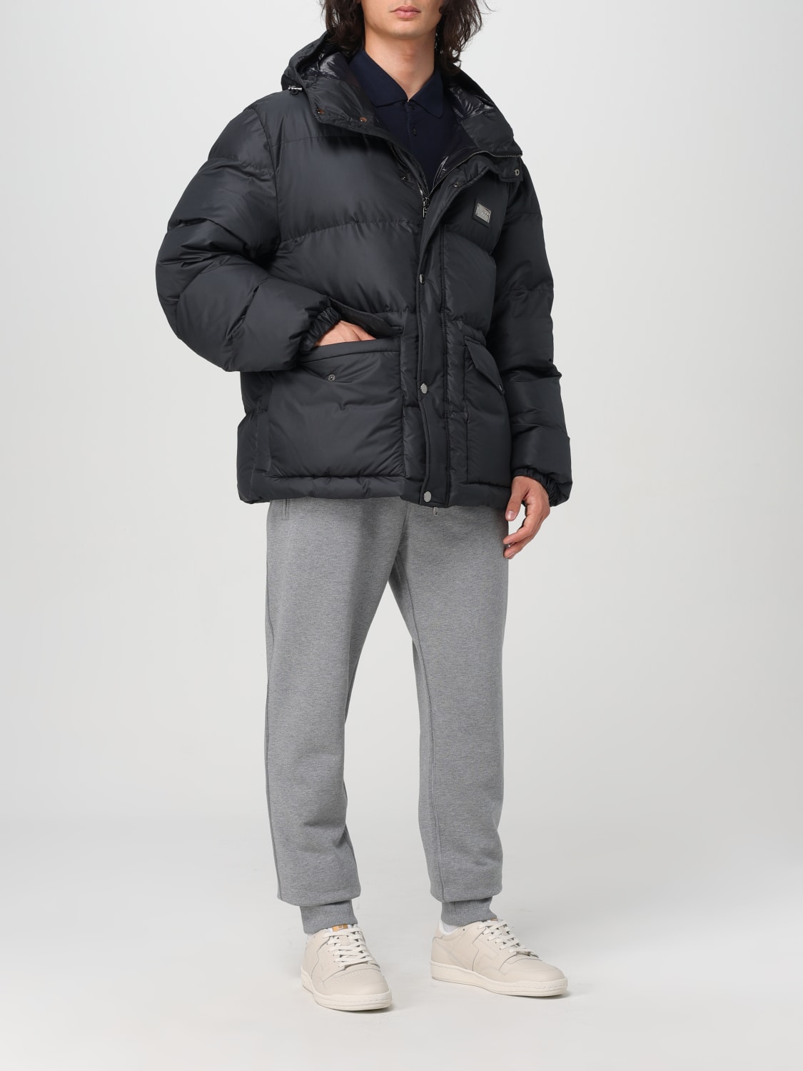 DOLCE & GABBANA JACKET: Coat men Dolce & Gabbana, Black - Img 2