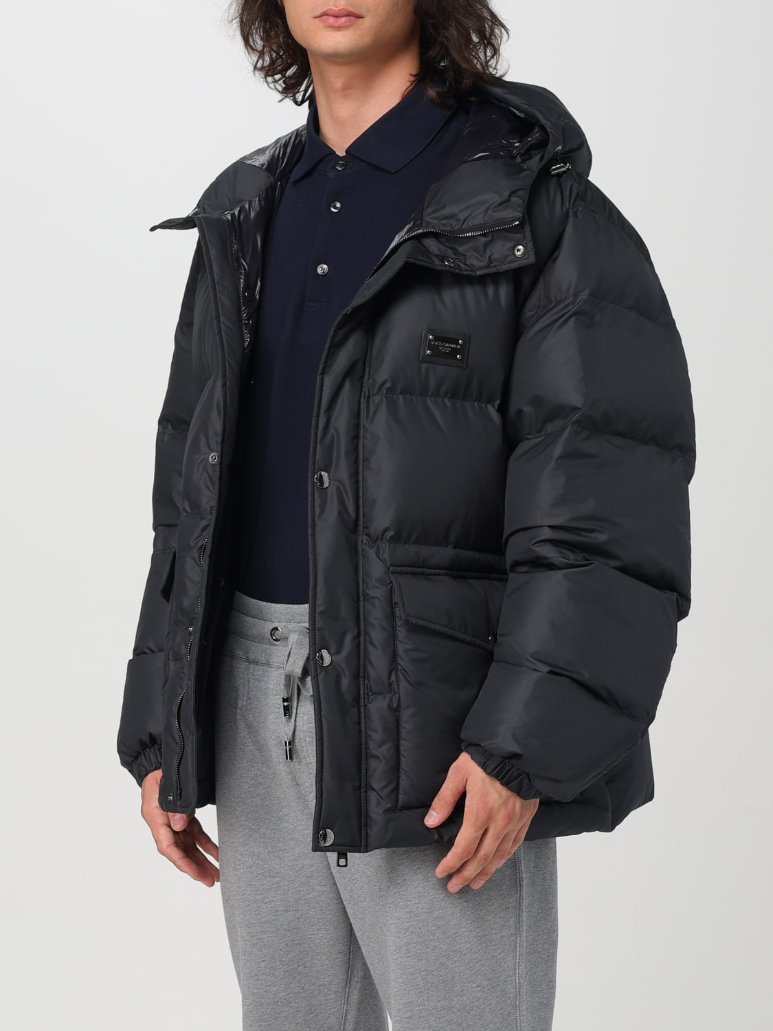 DOLCE & GABBANA JACKET: Coat men Dolce & Gabbana, Black - Img 4