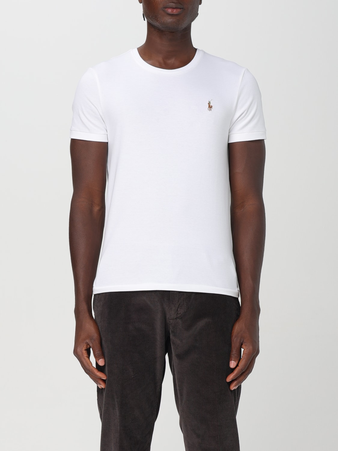 POLO RALPH LAUREN T-SHIRT: T-shirt men Polo Ralph Lauren, White - Img 1