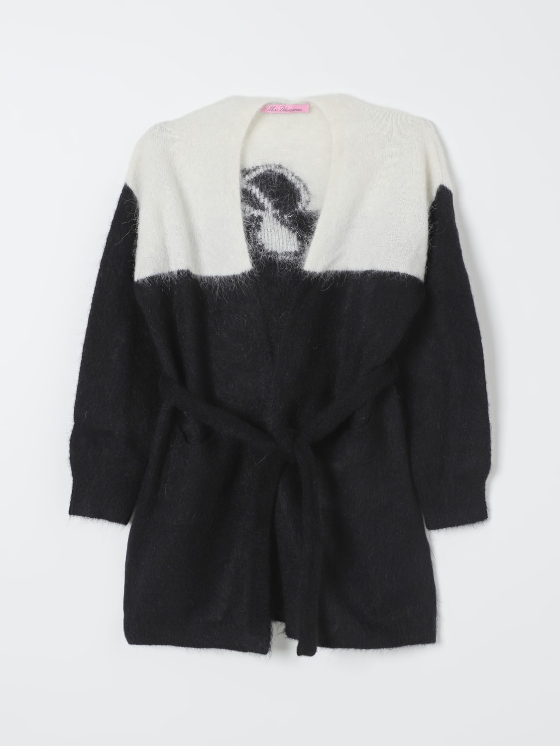 MISS BLUMARINE SWEATER: Sweater kids Miss Blumarine, Black - Img 1