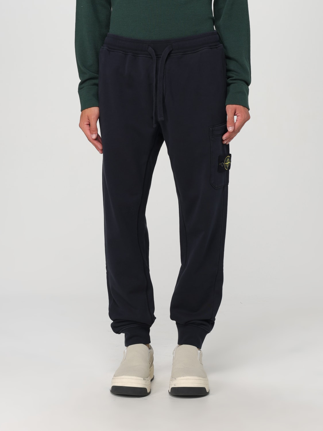 STONE ISLAND PANTALÓN: Pantalón hombre Stone Island, Negro - Img 1